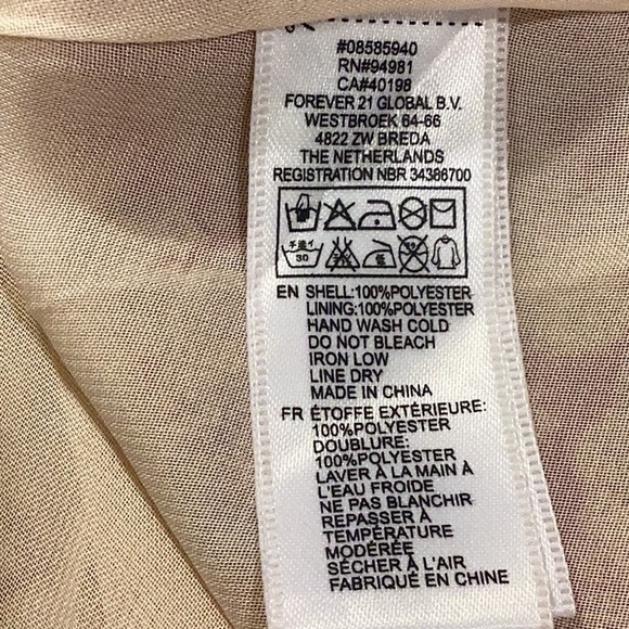 LOVE 21 Womens Dress Boho Lined Sz XS - Picture 12 of 12